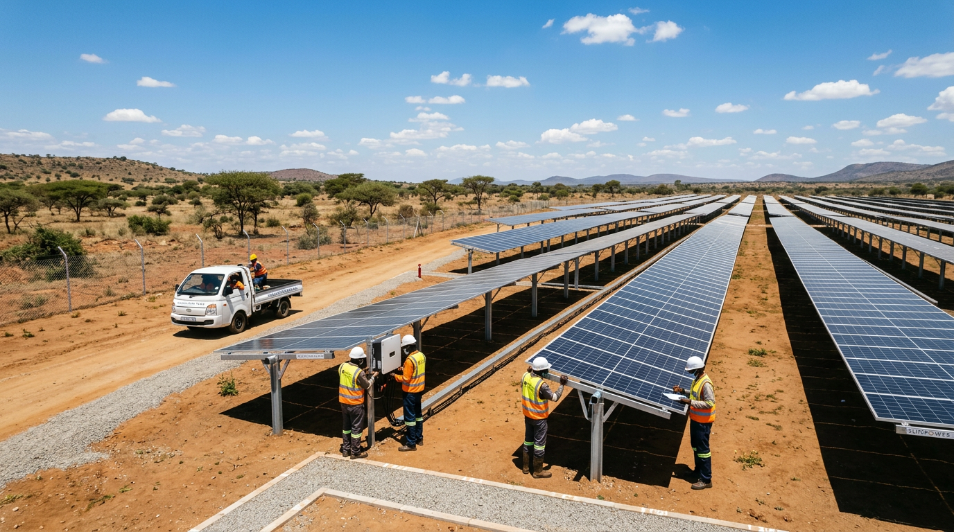 Installation panneaux solaires